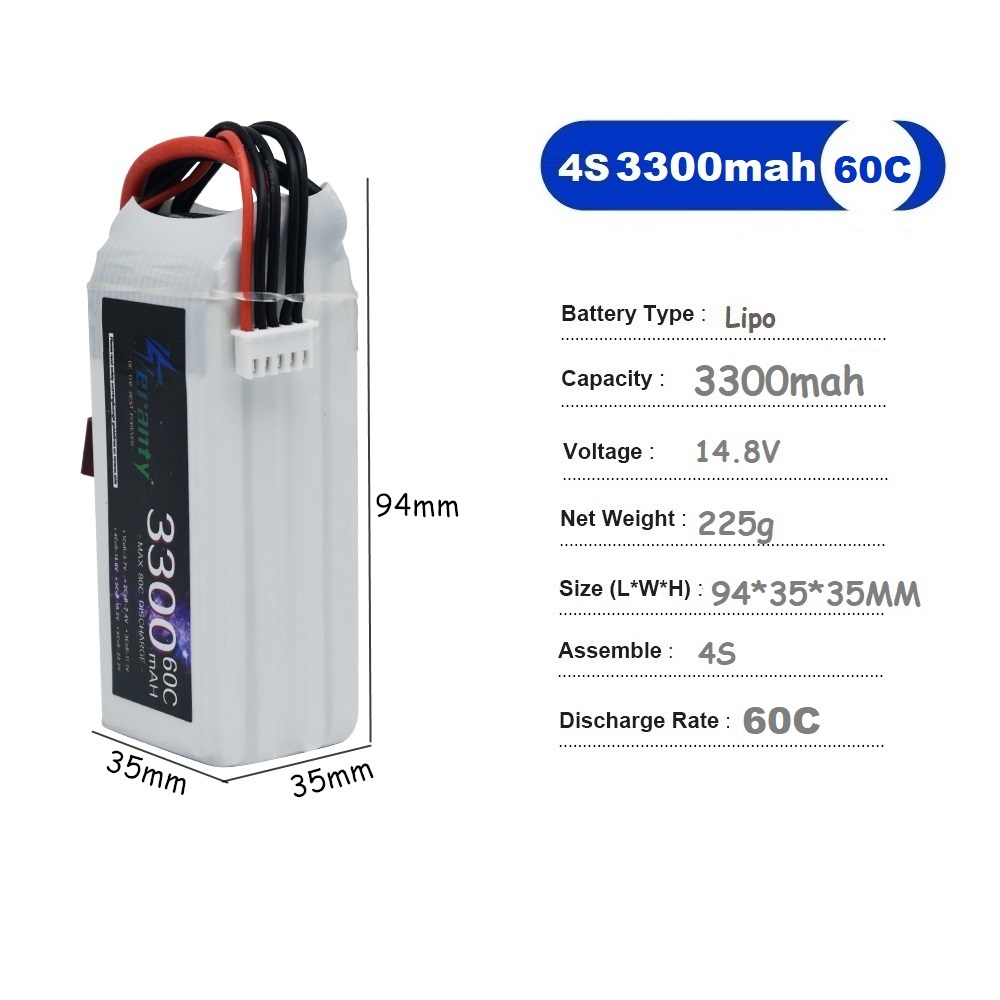 Lipo แบตเตอรี่แบบชาร์จไฟได้4S  - Drone Power Bank บทวิจารณ์และราคา