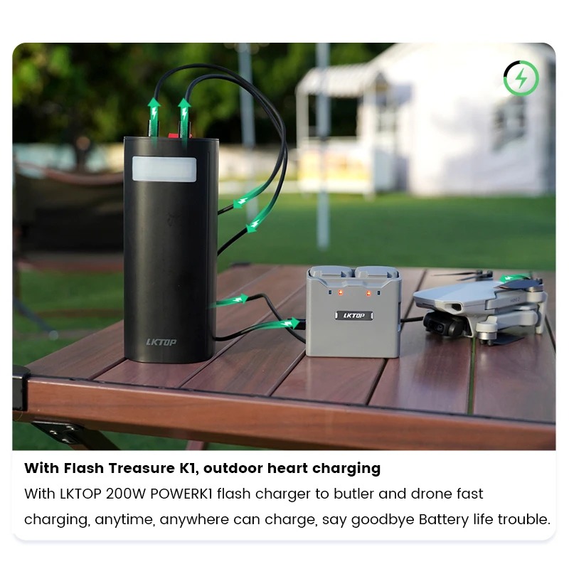 สำหรับแบตเตอรี่โดรน DJI Mini 4 - Drone Power Bank บทวิจารณ์และราคา