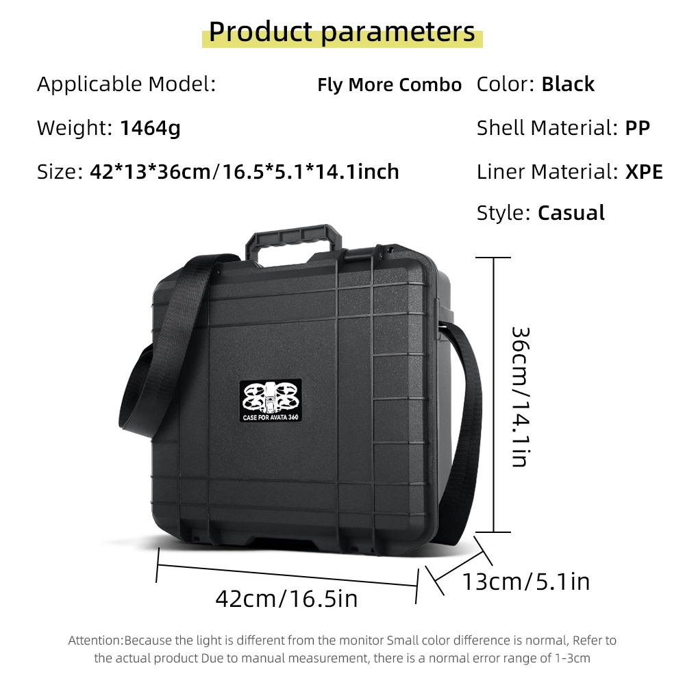 กล่องเก็บของแบบกันระเบิด กล่อง - Drone Hard Shell Case บทวิจารณ์และราคา